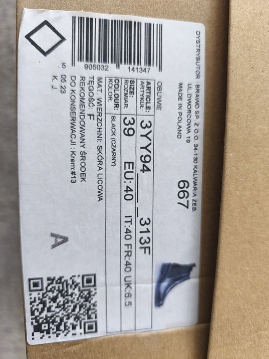 Sztyblety Ryłko r. 39