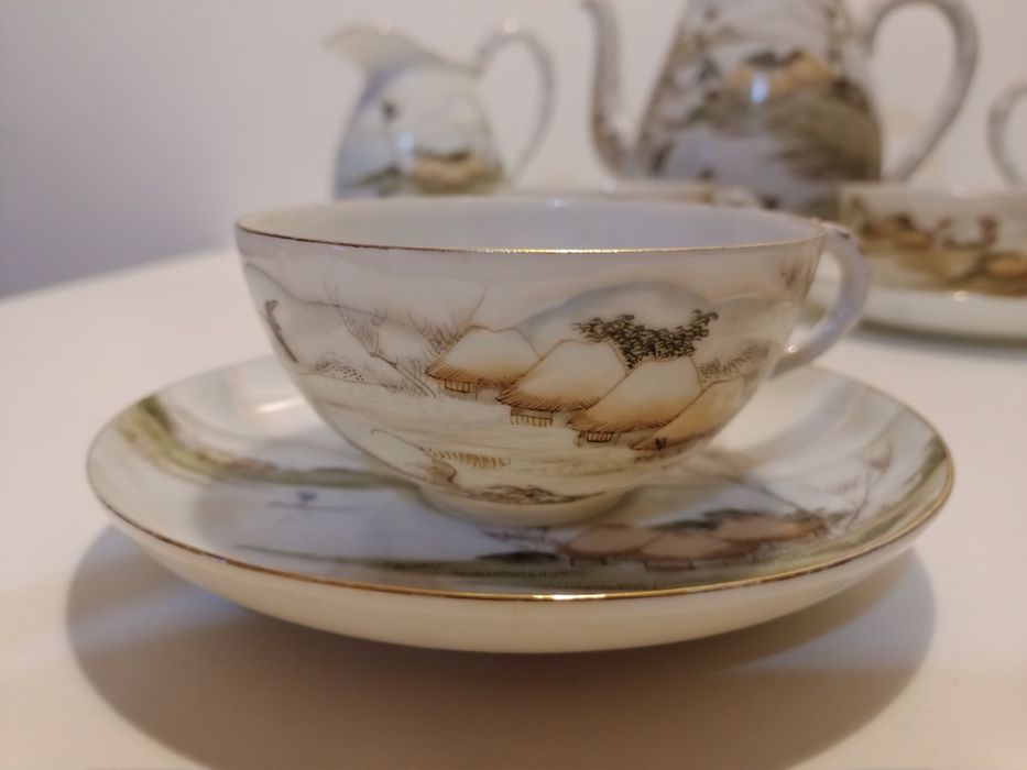 Serviço de chã antigo Japonês - inicio do século XX