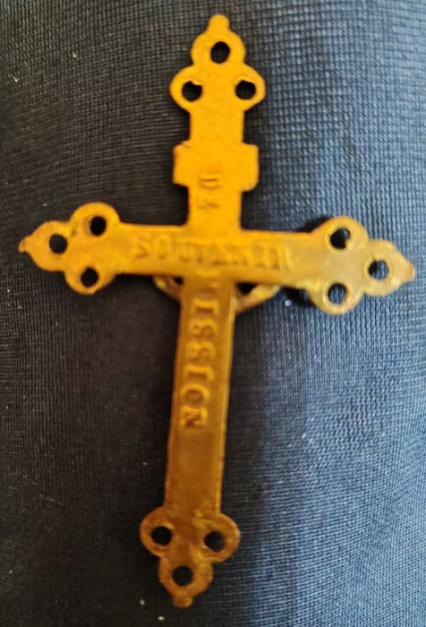 Crucifixo Antigo "Souvenir de la Mission" (Finais do Séc. XIX / Inícios do Séc. XX)