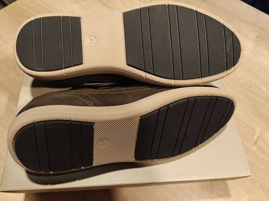 Buty męskie Lasocki półbuty trzewiki skórzane skóra naturalna brązowe