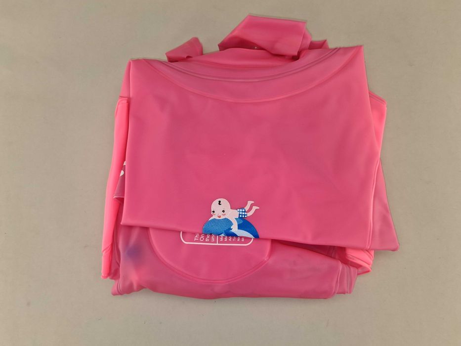 N120 LAYCOL Ponton Kółko Do Pływania Dla Niemowląt Z Daszkiem Różowe L