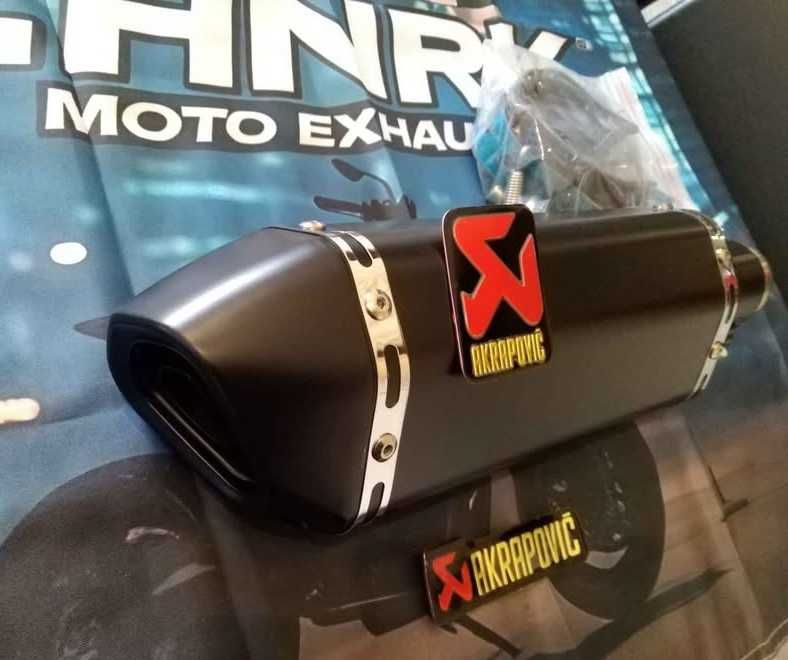 Ponteiras de escape moto - autocolante AKRAPOVIC. e db killer incluido