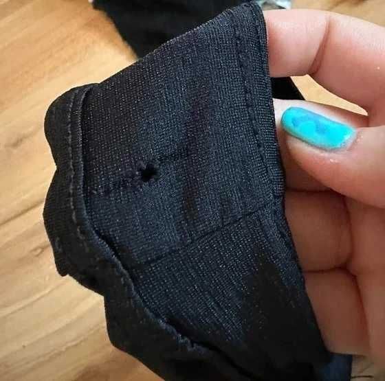 czarny top na jedno ramię z wiązaniem rozmiar M 38 10 topshop