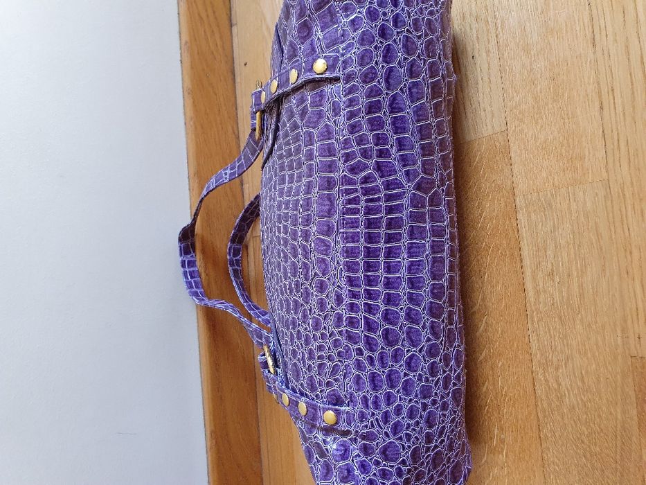 Сумка фіолетова  шк/зам.