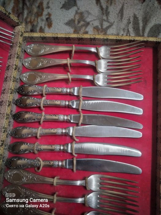 Набор столовий мельхіооровий