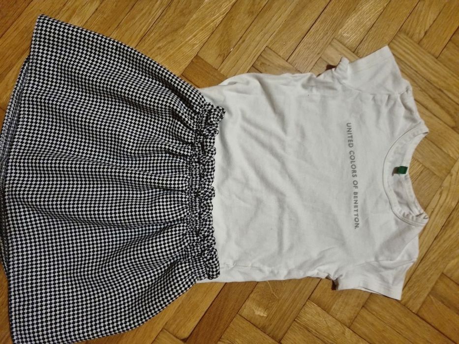 Zestaw dla dziewczynki r. 110 spodnica ,bluzka