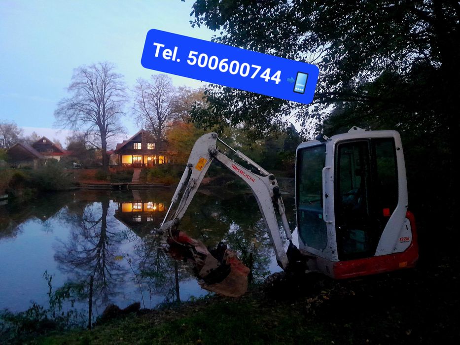 TANIA Minikoparka, Szybko na jutro Usługi minikoparką Minikoparki