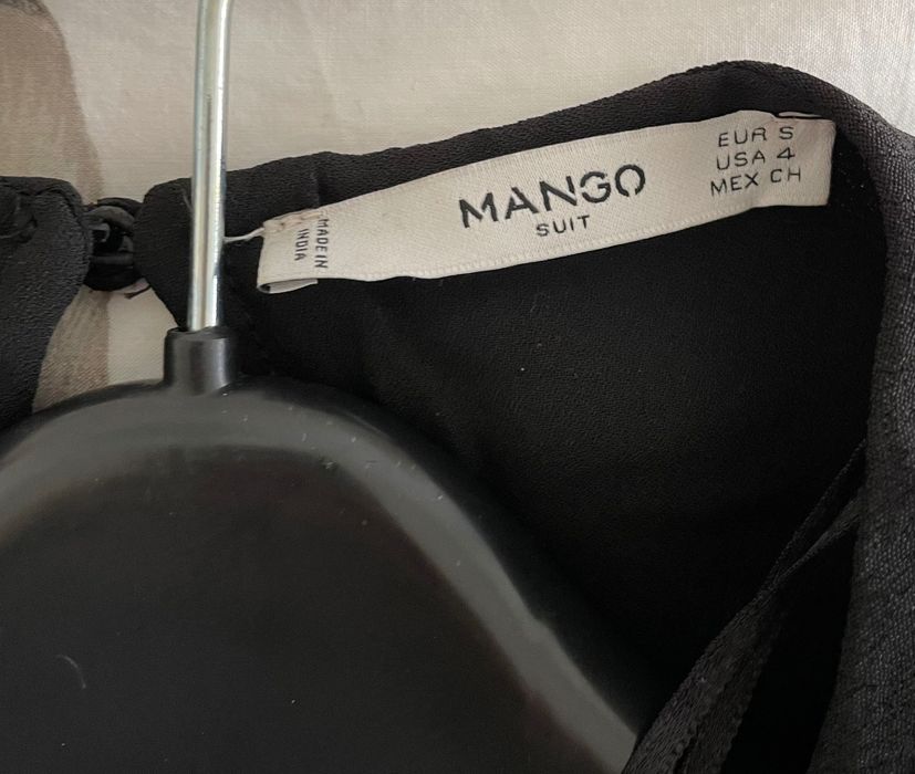 Vestido preto cerimónia Mango