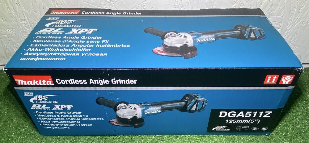 Акумуляторна кутова шліфмашина Makita DGA511Z, без акб