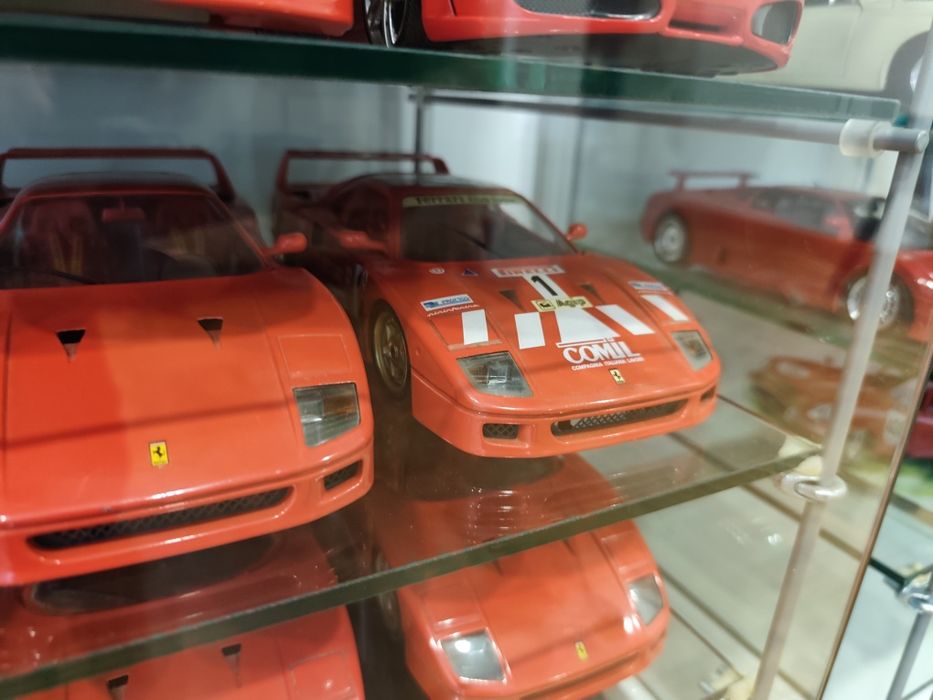 1/18 Ferrari F40 burago carro coleção miniatura