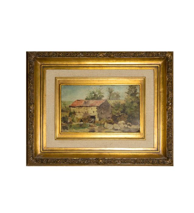 Pintura azenha rio Acácio Lino | século XX