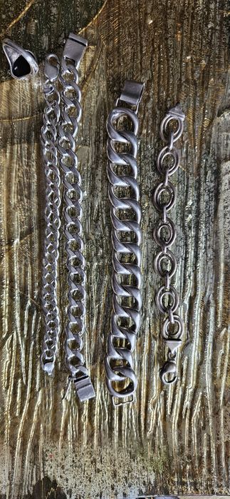 Bransoletka srebrna srebro bransoleta damska grubaunikat