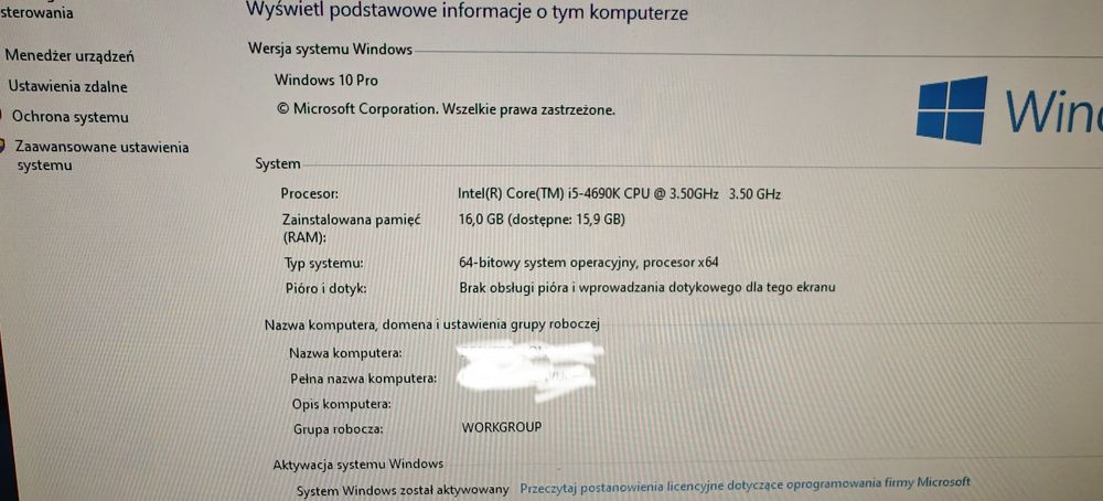 Sprzedam zestaw komputerowy