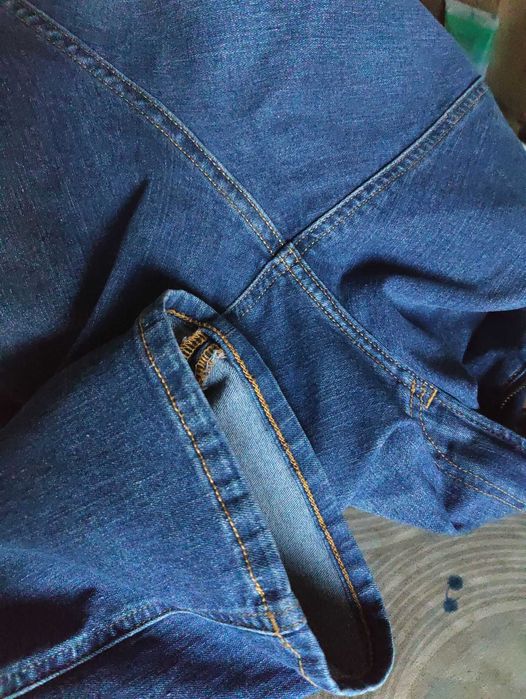 Джинсы Jack&jones Glenn fit + jeans Дания W46 stretch mid blue.