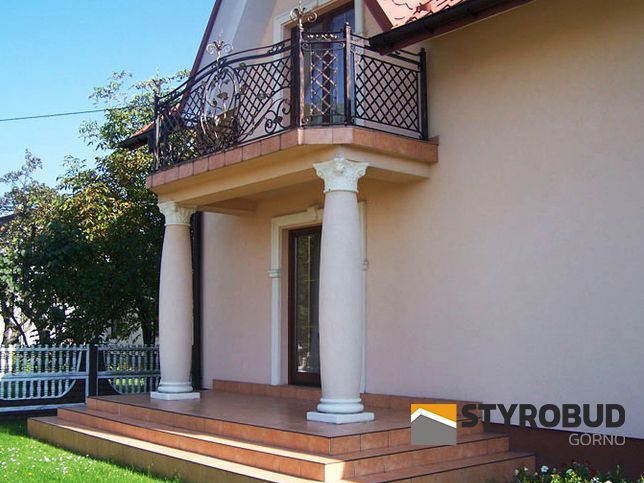 Kolumna betonowa beczkowa fi 30/43/30, Filar - Beczka Słupek