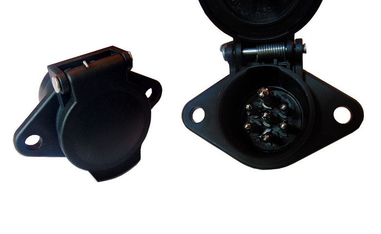 Gniazdo 24V - 7 PIN typ N przyczepa naczepa