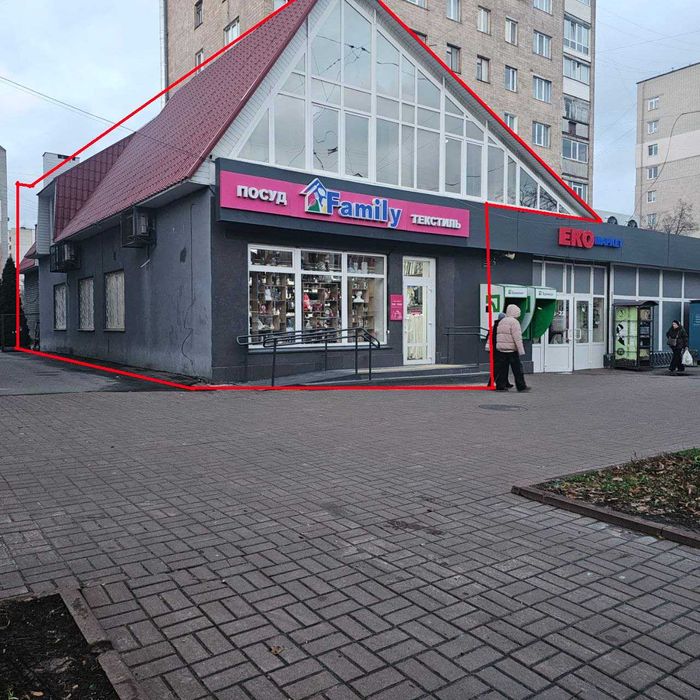 Продаж нежитлового приміщення,центр, бізнес,276 м.кв.Ціна знижена .