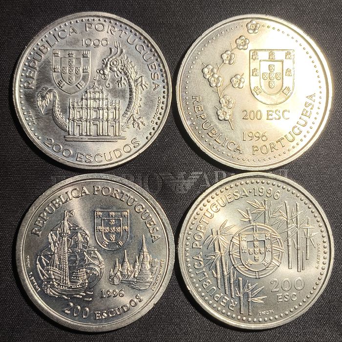 Conjunto de moedas de 200Esc. - 7° Serie Descobrimentos