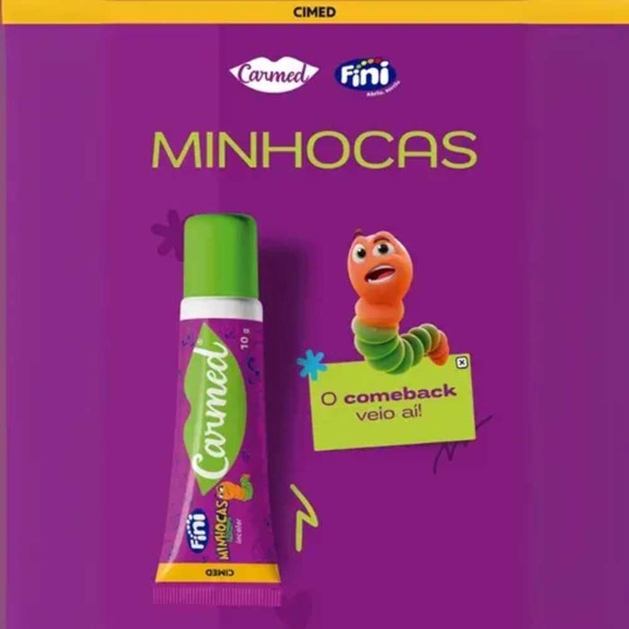 Carmed Hidratante Labial Fini Minhoca