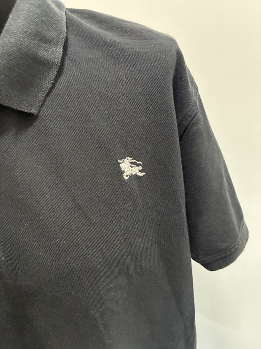Czarna koszulka polo rozm xxl Burberry