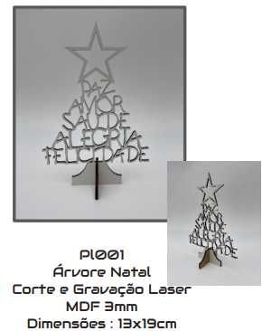 Árvore de Natal em madeira