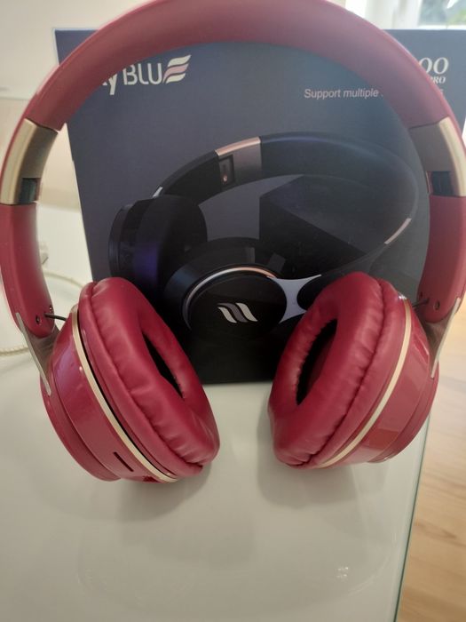 Fones bluetooth, bordeaux novos