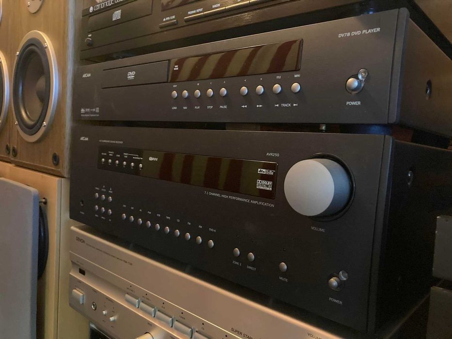 Retrospekcja Arcam AVR-250 DV-78 Cambridge Audio D-500