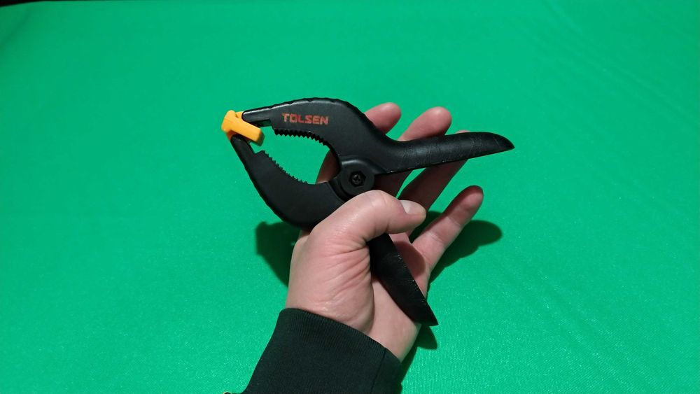 Струбцина пружинная, прищепка столярная Tolsen: 52 грн. - Ручний ...