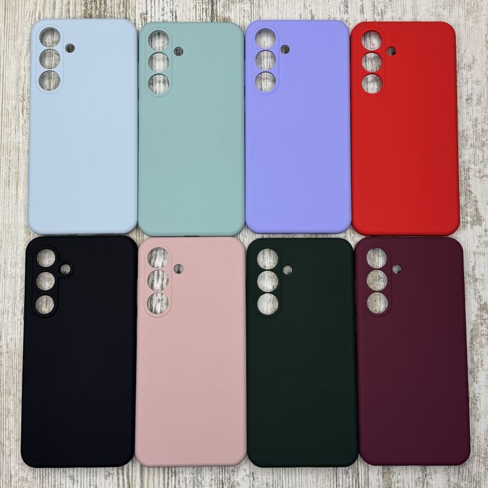 Чехол софттач Silicone Case на Samsung S25 FE. Микрофибра Чохол