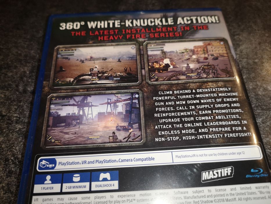 Heavy Fire RED Shadow PS4 gra VR (rzadkość na rynku) sklep
