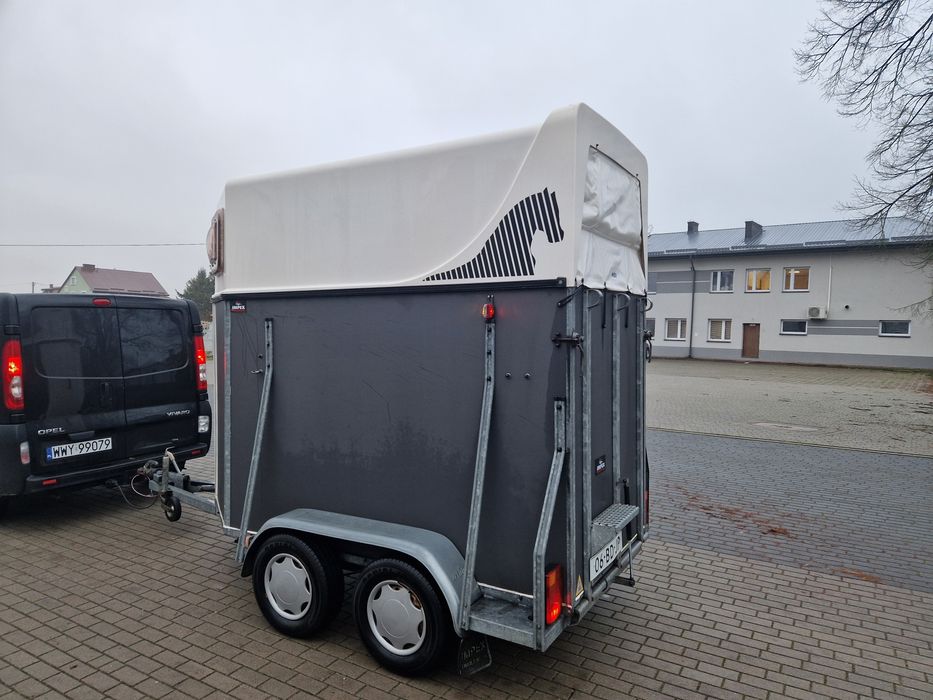 Przyczepa konna dla koni 1,5 konia Wesco 1300DMC  2003r JAK NOWA !!!