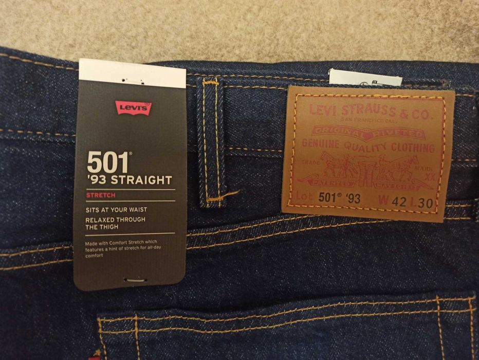 джинси чоловічі levis 501 premium великий розмір
