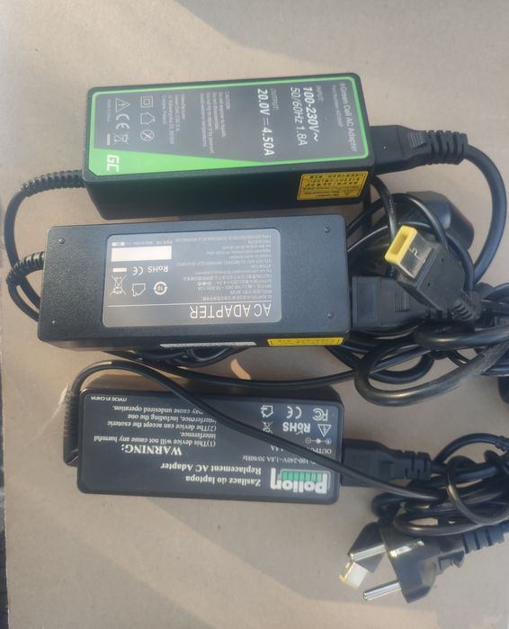 Zasilacz Ładowarka lenovo 4,5A 20V 90W prostokątny wtyk Thinkpad