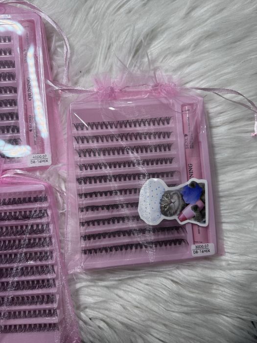 Вії накладні,вії пучками,вії,y2k