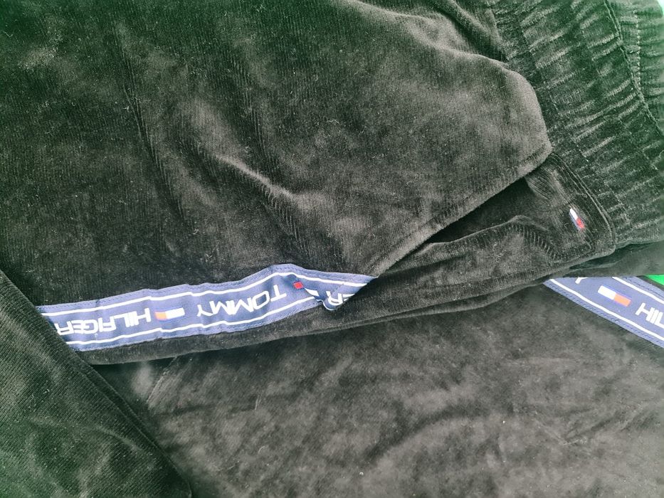 Tommy Hilfiger Komplet dresowy męski welur L