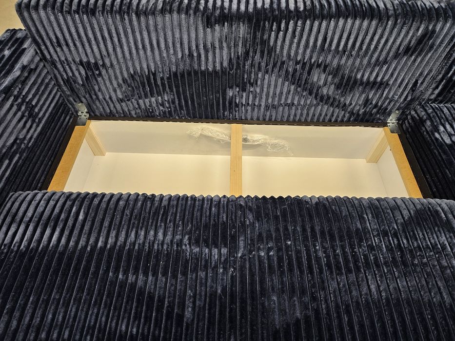 Narożnik Kanapa Sofa Tkanina Sztruks Dostawa
