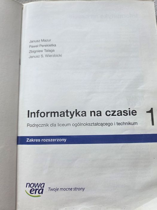 Informatyka na czasie 1
