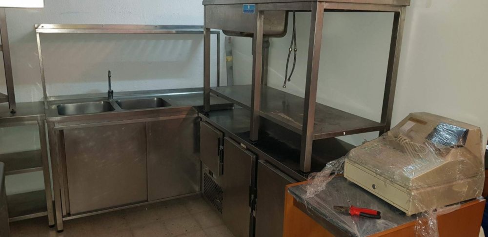 Recheio de pastelaria/restaurante apenas 7 anos de uso