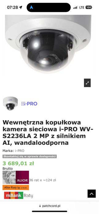 Kamera Panasonic i-Pro 2,9-9 mm