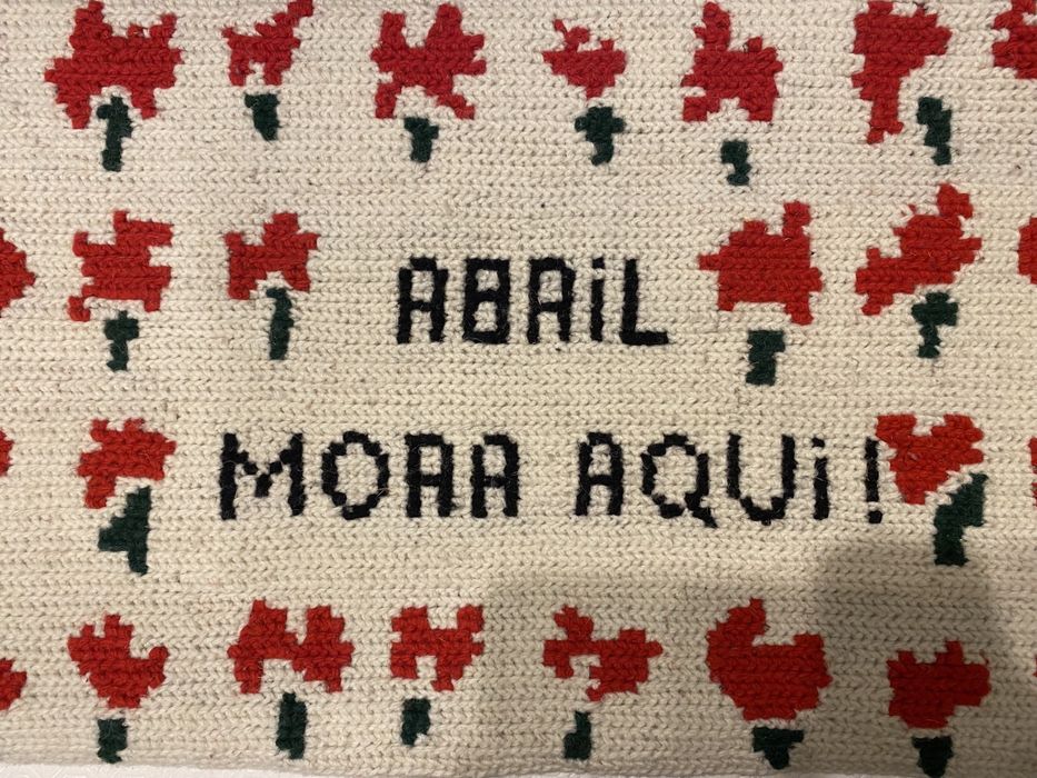 Tapete arraiolos 25 abril