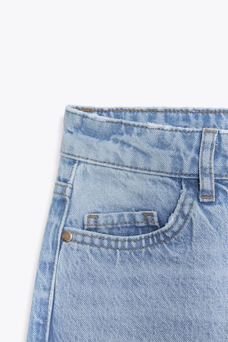 Прямі світлі блакитні джинси джинсы прямые zara straight 38 40 M L