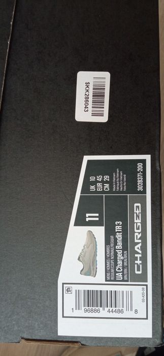 Чоловічі кросівки для бігу Under Armour Charged Bandit TR 3 EU45