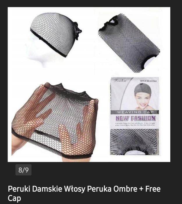 Peruka damska jasny blond