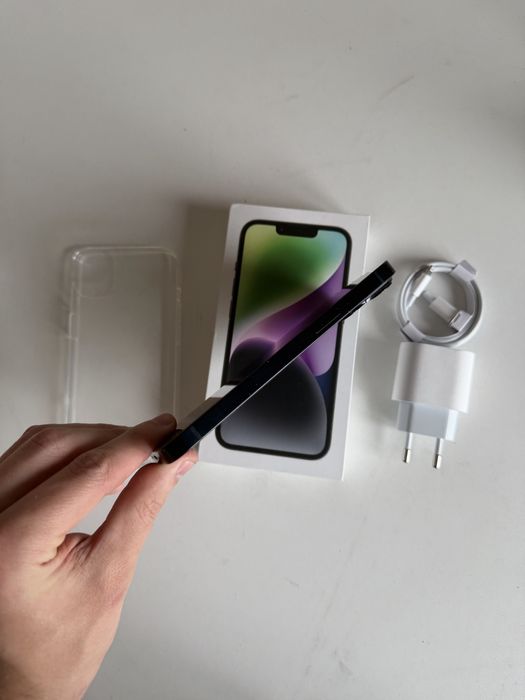 iPhone 14 128gb czarny bateria 100% komplet
