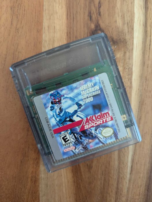 Jeremy McGrath Supercross 2000 GBC Game Boy Color Oryginał PAL