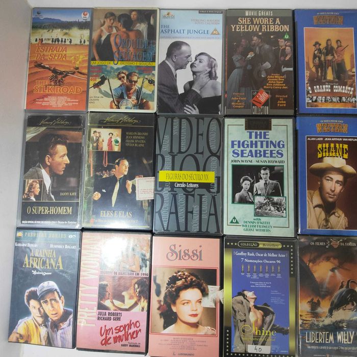 Lote Vhs 9 - Ver lista Abaixo - PROMOÇÂO 1 €