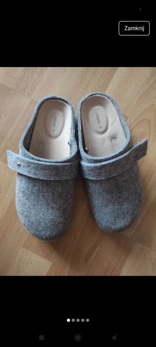 Oysho szare obuwie