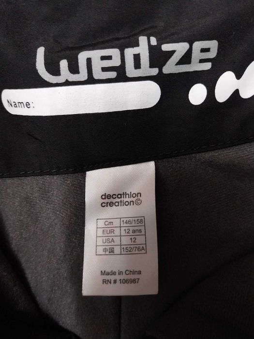 Calças de neve de criança pouco uso