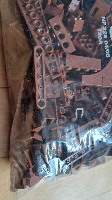 Klocki Lego brązowe reddish brown 560g