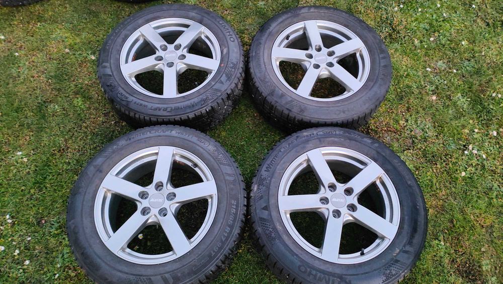 Felgi aluminiowe R17 5x108 **Opony zimowe 215/65**